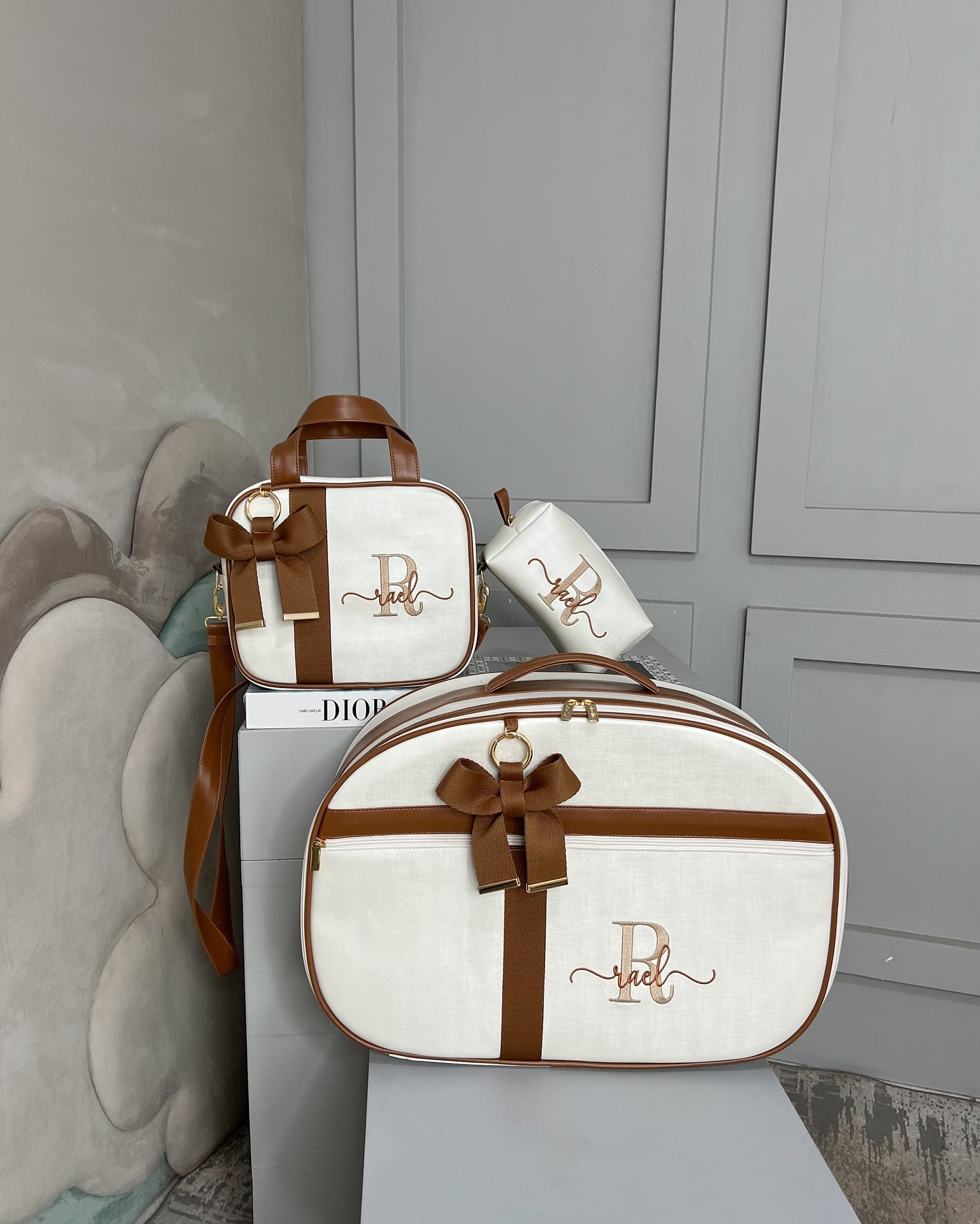 PROMOÇÃO Kit de Bolsas Maternidade 100% Personalizado com nome do Principe/Princesa