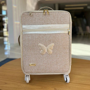 Kit Baby 5 Personalizado - Palha Ouro | Borboleta - Inclui Bolsa Personalizável