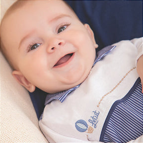 Macacão Botão Listrado Letut