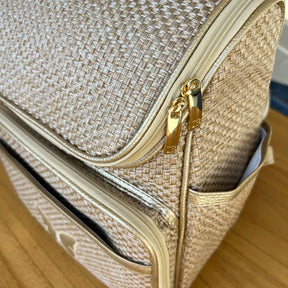 Kit Baby 5 Personalizado - Palha Ouro | Borboleta - Inclui Bolsa Personalizável