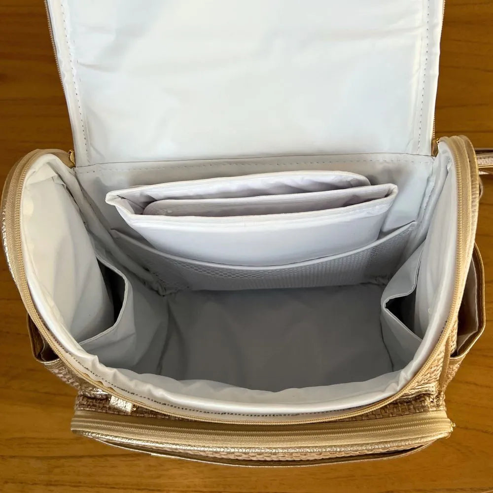 Kit Baby 5 Personalizado - Palha Ouro | Borboleta - Inclui Bolsa Personalizável