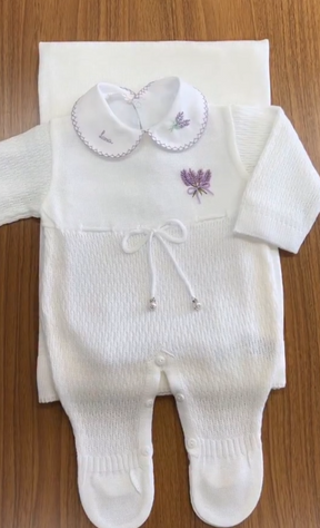 Kit Saída Maternidade Branca - Personalize Com o Nome da Sua Princesa