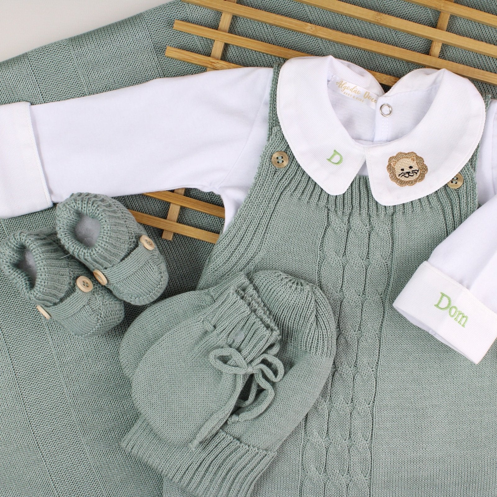 Kit Saída Maternidade Completa Caio | Personalize Com o Nome do Seu Príncipe