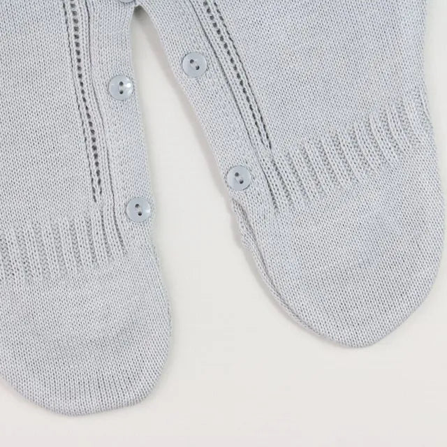 Saída De Maternidade Masculina Bebê Cinza