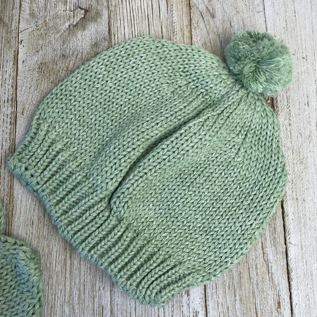 Saída De Maternidade Masculina Bebê Tricô Caio 7 Peças - ACOMPANHA BODY PERSONALIZADO                                                                        Verde Maré