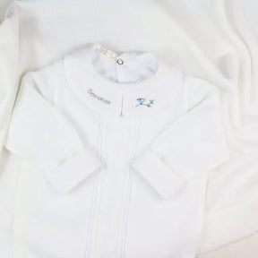 Saída De Maternidade Masculina Bebê  Branco