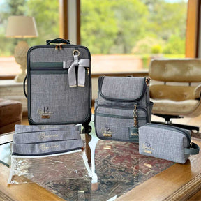 Kit LB 4 personalizado | Linho Cinza