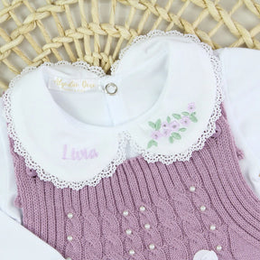 Kit Saída Maternidade Florzinhas - Personalize Com o Nome da Sua Princesa