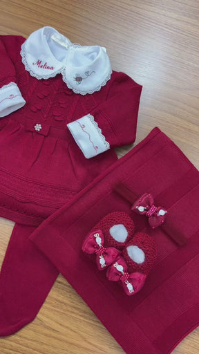 Kit Saída Maternidade Vanessa Body renda- Personalize Com o Nome da Sua Princesa