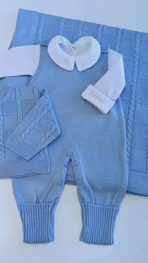 Kit Saída Maternidade Completa Benicio | Personalize Com o Nome do Seu Príncipe