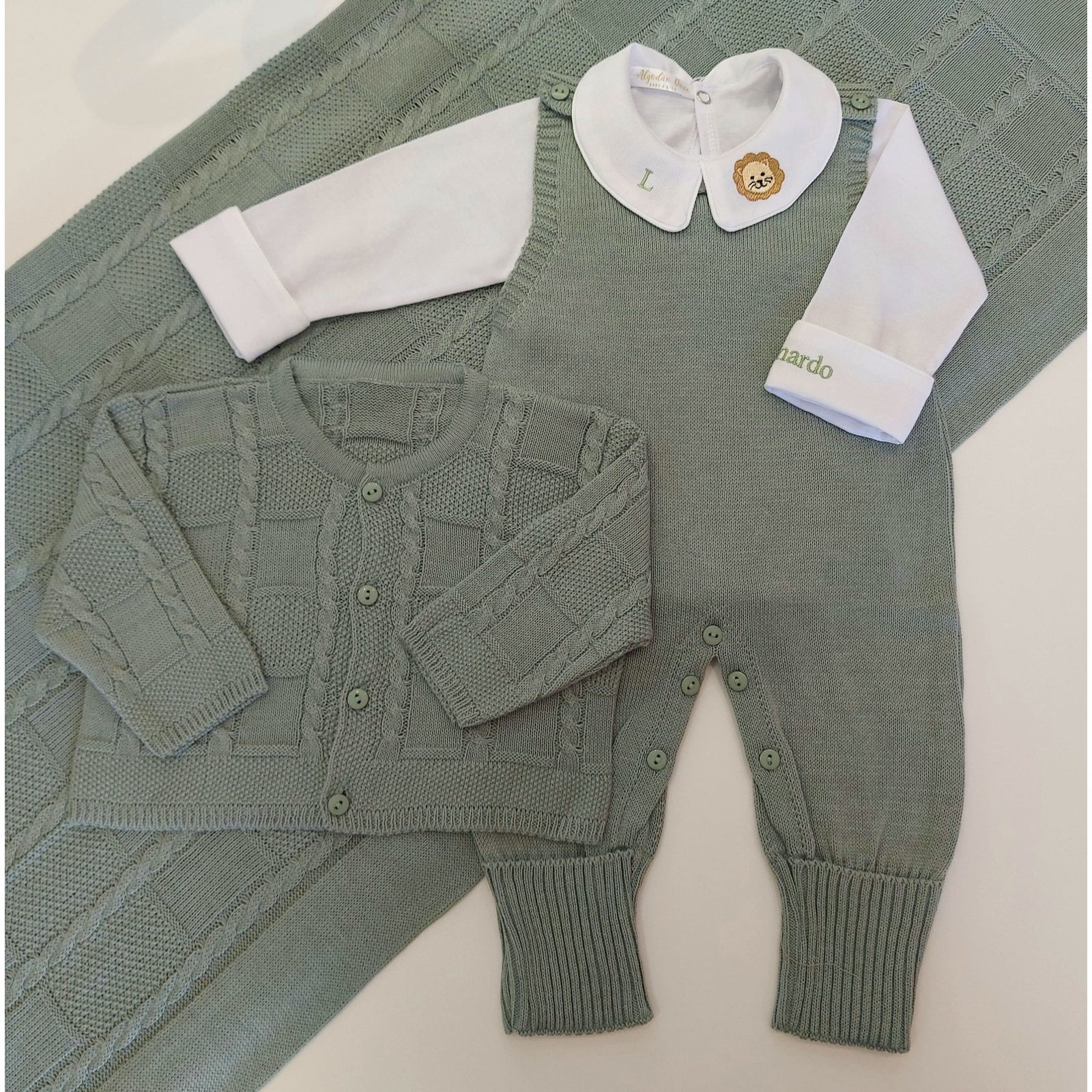 Kit Saída Maternidade Completa Itália | Personalize Com o Nome do Seu Príncipe