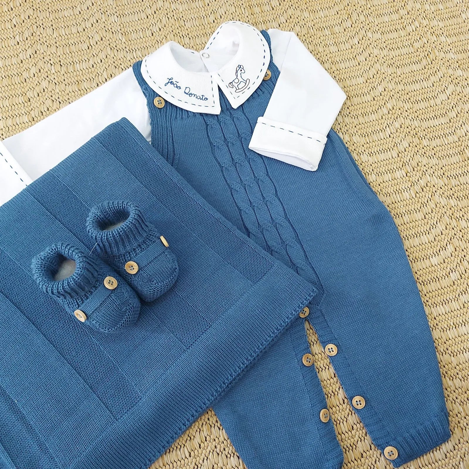 Kit Saída Maternidade Completa Caio | Personalize Com o Nome do Seu Príncipe