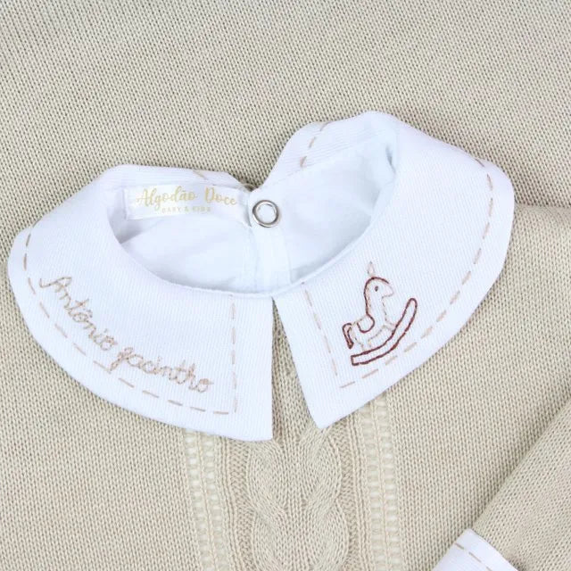 Saída De Maternidade Masculina Bebê Areia