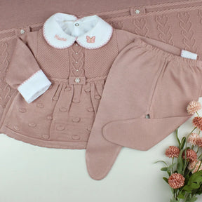 Kit Saída Maternidade Nicole Body bordado- Personalize Com o Nome da Sua Princesa