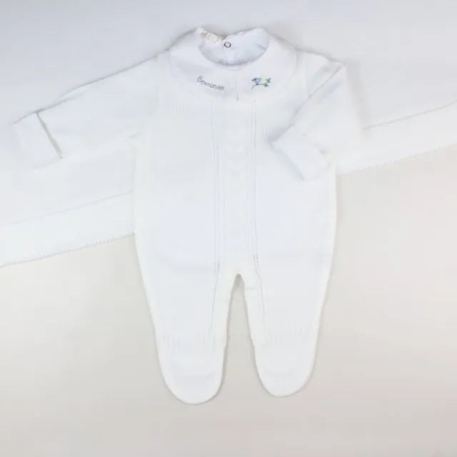 Saída De Maternidade Masculina Bebê  Branco