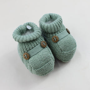 Saída De Maternidade Masculina Bebê Tricô Verde Maré