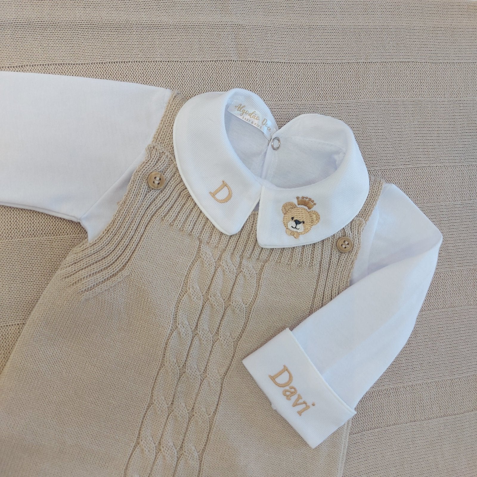 Kit Saída Maternidade Completa Caio | Personalize Com o Nome do Seu Príncipe